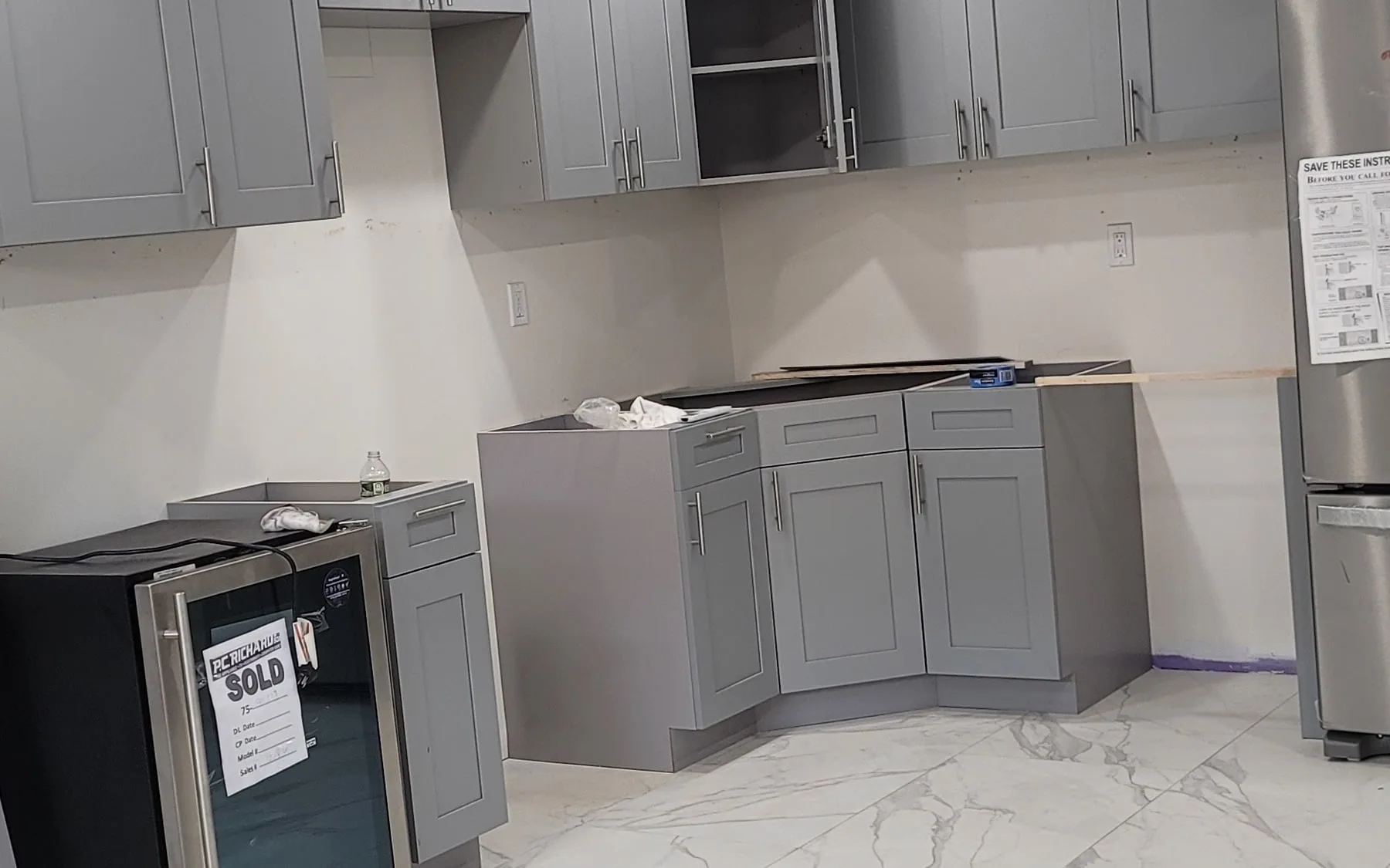 Custom shaker cabinetry — Manhattan kitchen reference build